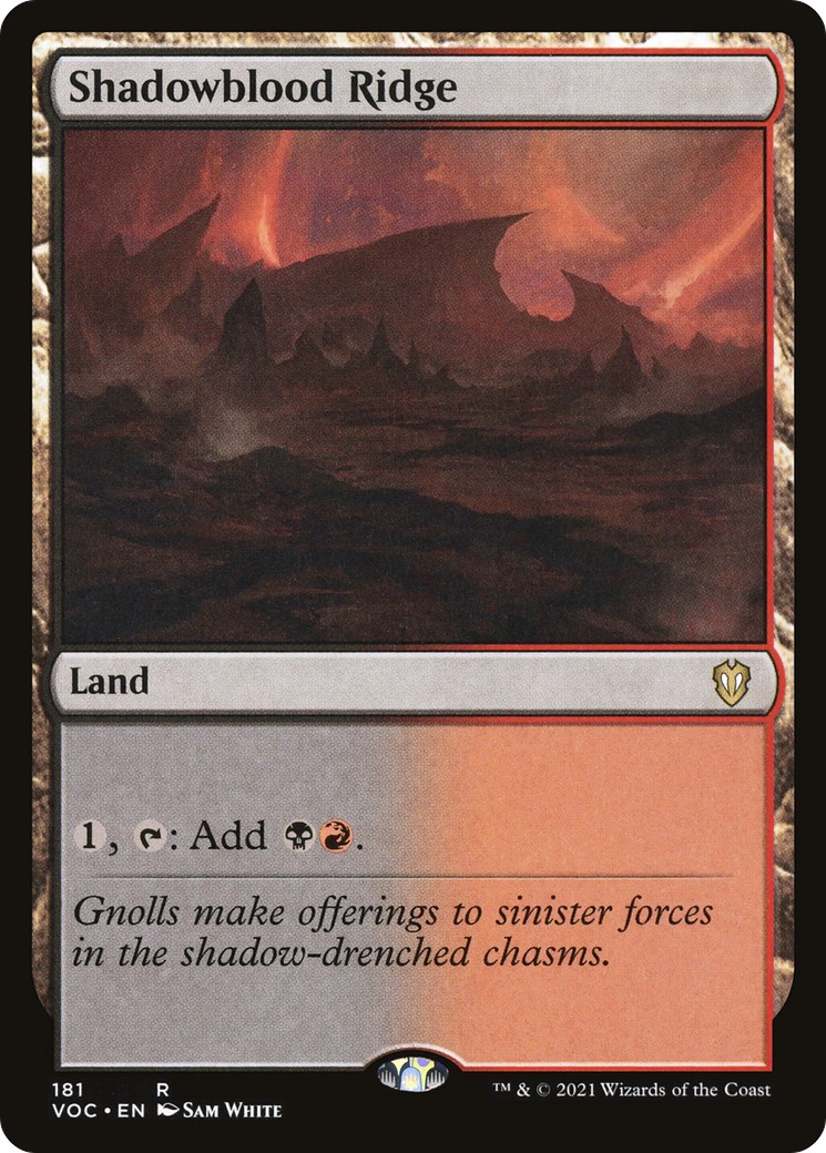 2021 Magic: The Gathering Crimson Vow 2021 Magic: The Gathering Crimson Vow #181 trading card