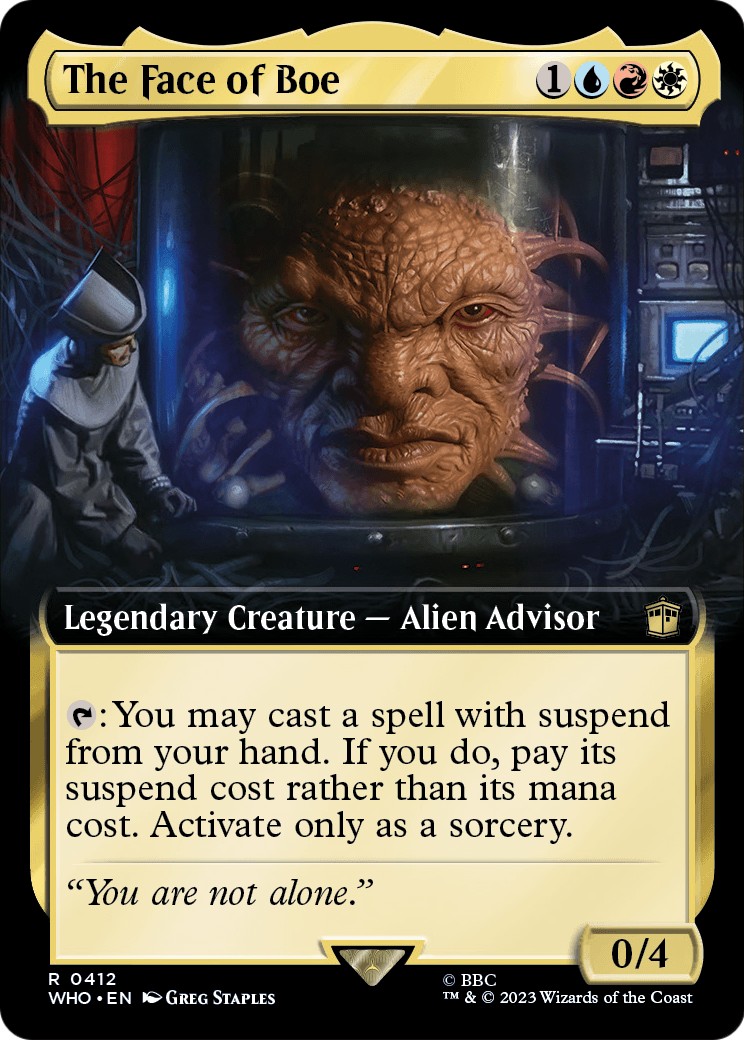 2023 Magic: The Gathering Doctor Who 2023 Magic: The Gathering Doctor Who #412 trading card