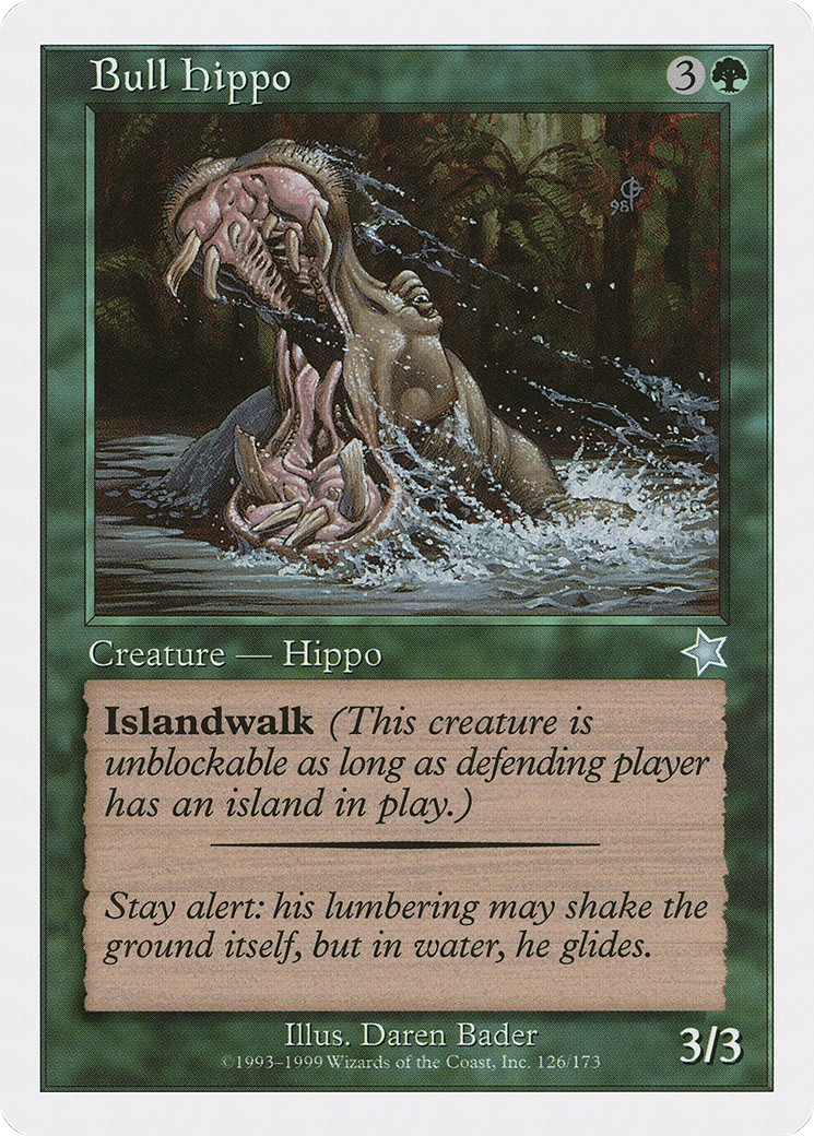 1999 Magic: The Gathering Starter 1999 Magic: The Gathering Starter #126 trading card