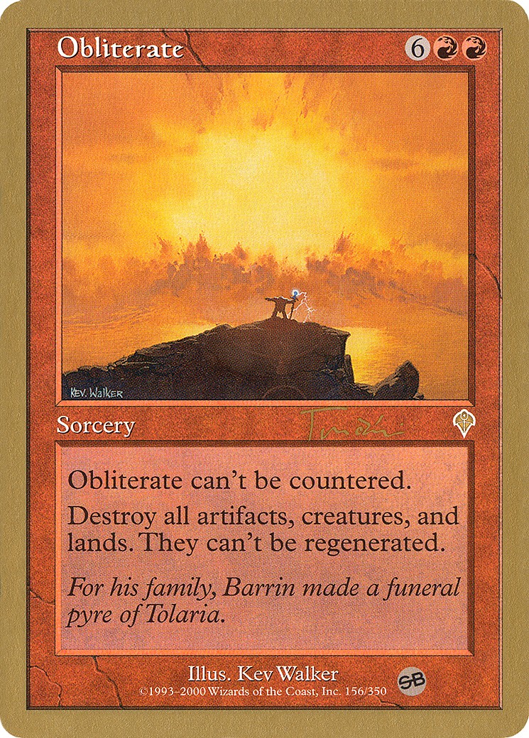 2001 Magic: The Gathering World Championship Decks 2001 Magic: The Gathering World Championship Decks #jt156sb trading card