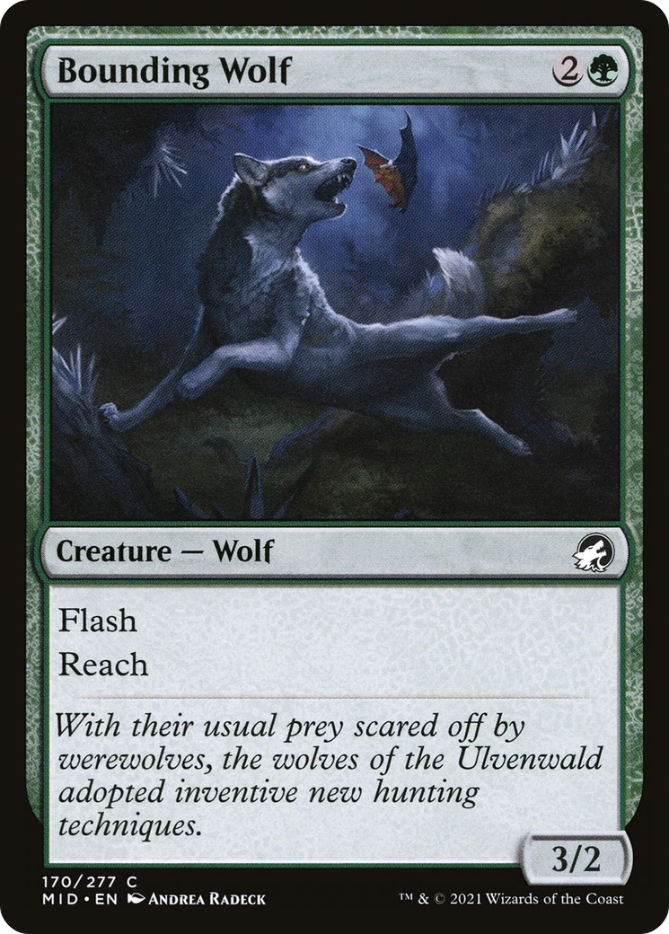 Bounding Wolf - Image 1