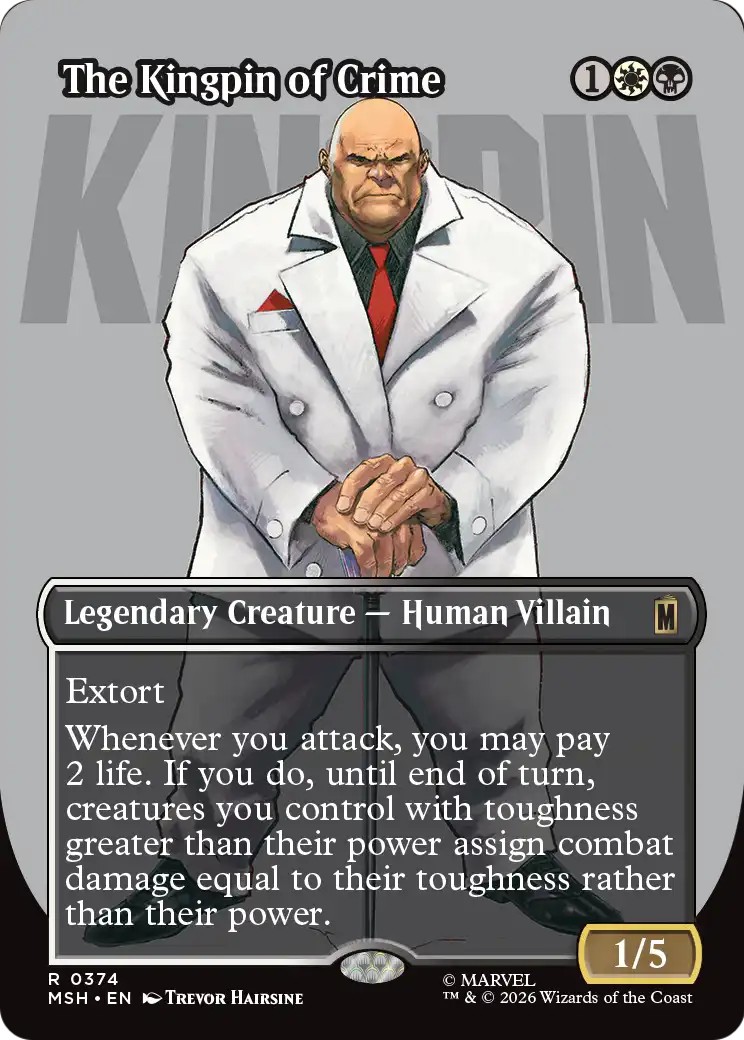 2026 Magic: The Gathering Marvel Super Heroes 2026 Magic: The Gathering Marvel Super Heroes #374 trading card
