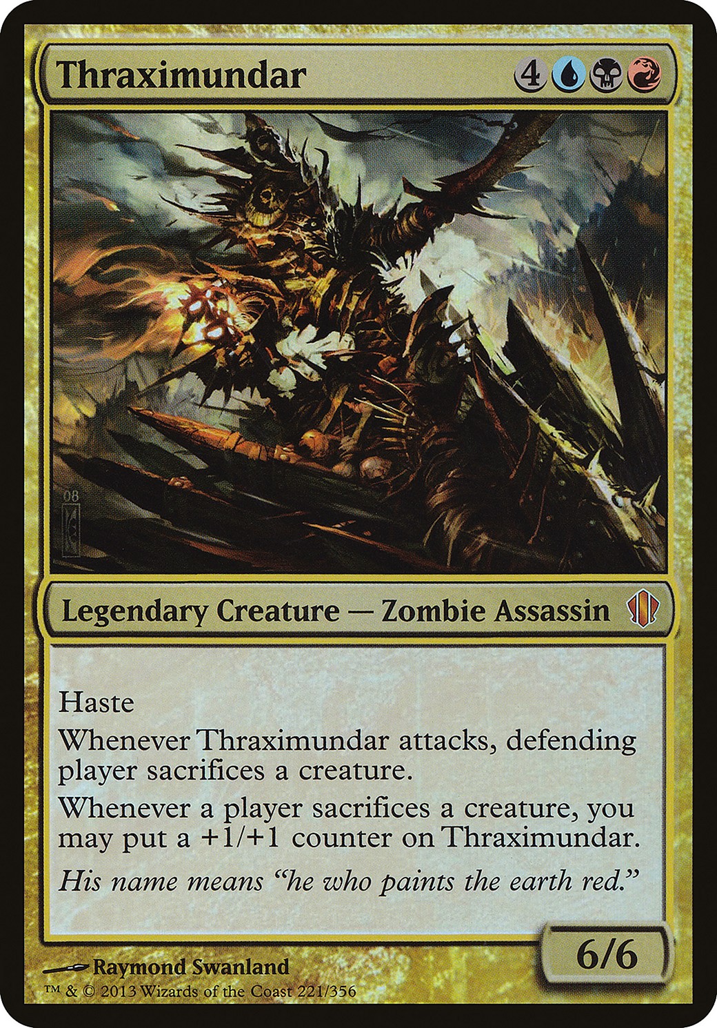 2013 Magic: The Gathering Commander 2013 Oversized 2013 Magic: The Gathering Commander 2013 Oversized #221 trading card