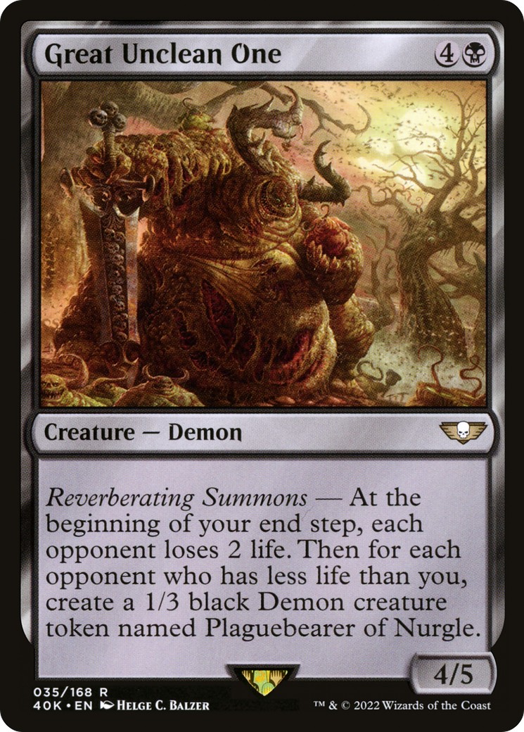 2022 Magic: The Gathering Warhammer 40,000 2022 Magic: The Gathering Warhammer 40,000 #35 trading card