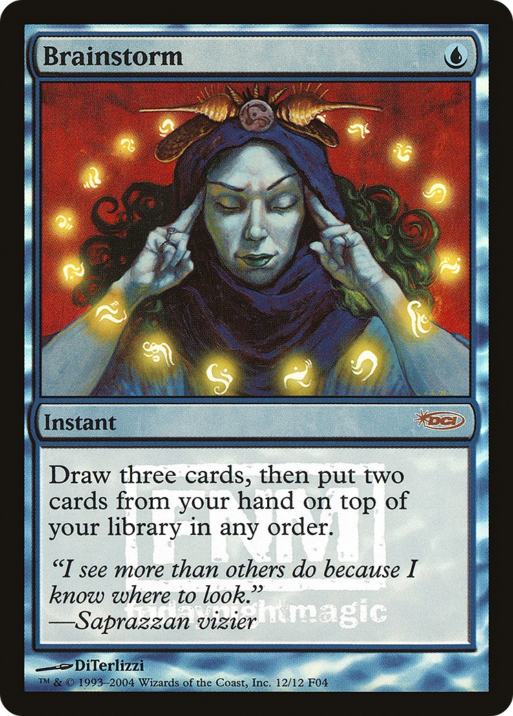 2004 Magic: The Gathering Friday Night Magic Brainstorm #12 trading card