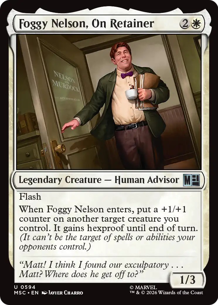 2026 Magic: The Gathering Marvel Super Heroes 2026 Magic: The Gathering Marvel Super Heroes #594 trading card
