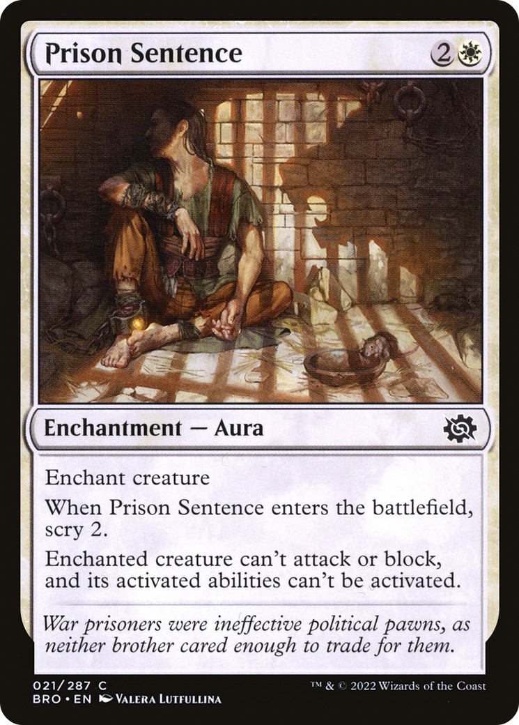 2022 Magic: The Gathering The Brothers' War 2022 Magic: The Gathering The Brothers' War #21 trading card