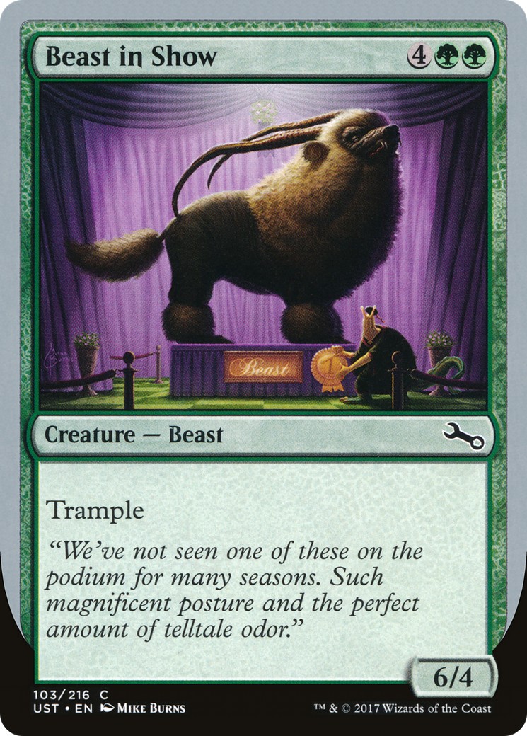 2017 Magic: The Gathering Unstable 2017 Magic: The Gathering Unstable #103b trading card