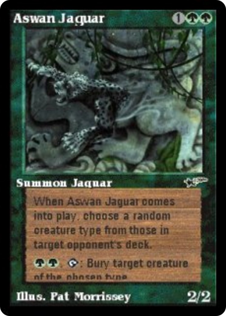1997 Magic: The Gathering Astral Cards Aswan Jaguar #1 trading card