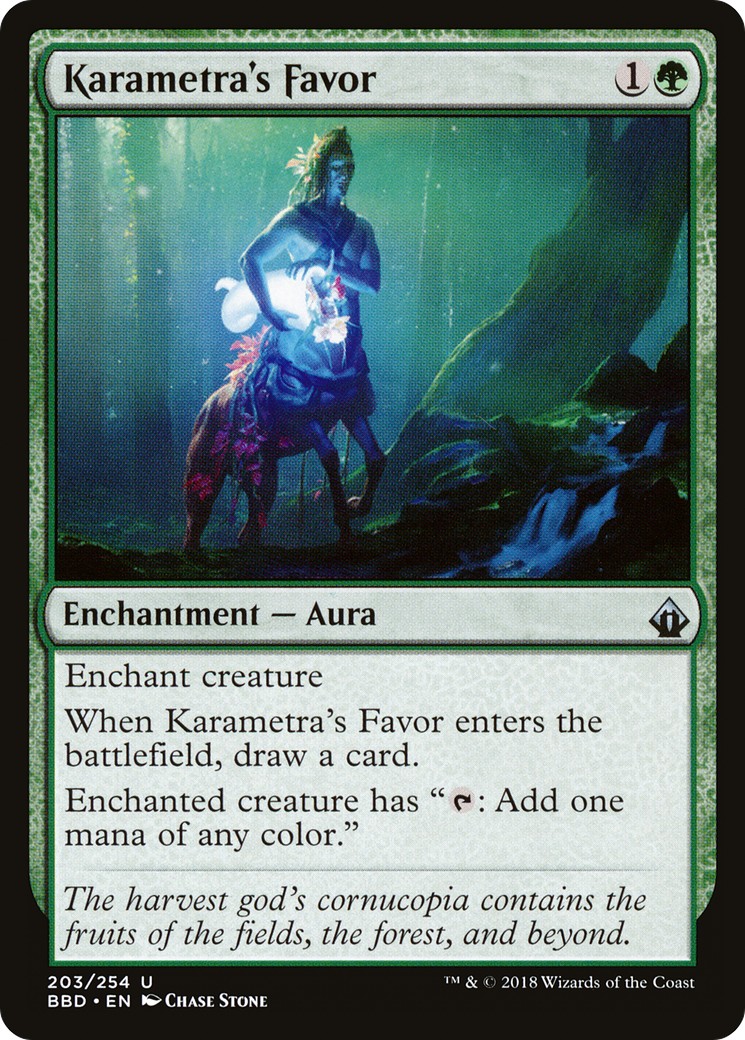 2018 Magic: The Gathering Battlebond 2018 Magic: The Gathering Battlebond #203 trading card