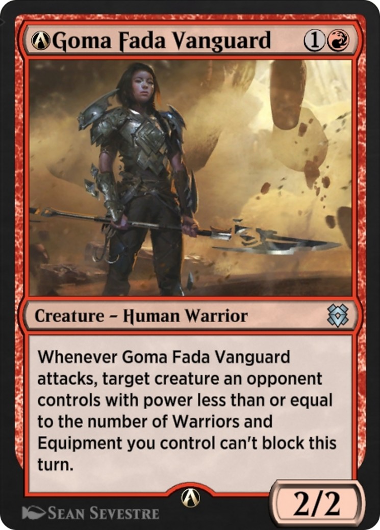 2022 Magic: The Gathering Zendikar Rising A-Goma Fada Vanguard #A-141 trading card