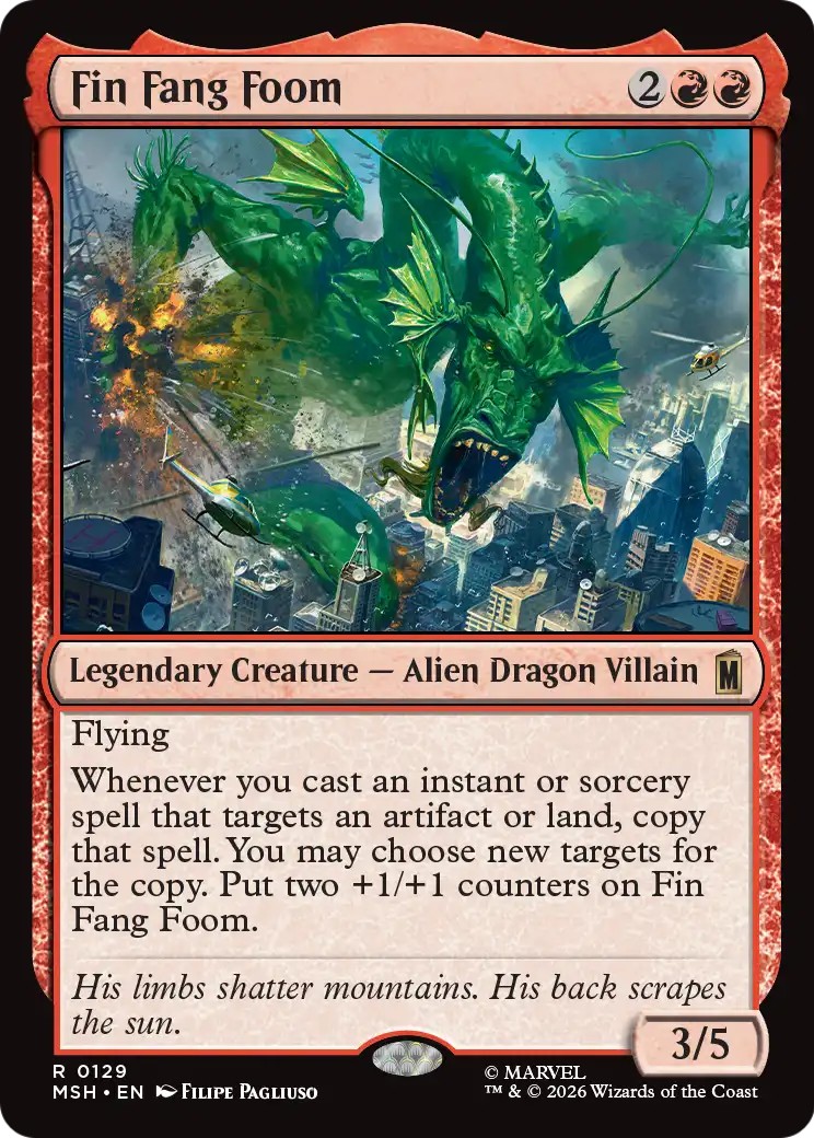 2026 Magic: The Gathering Marvel Super Heroes 2026 Magic: The Gathering Marvel Super Heroes #129 trading card