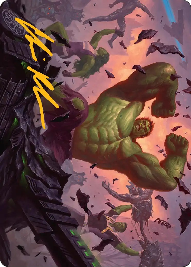 2026 Magic: The Gathering Marvel Super Heroes Art Series HULK SMASH! // HULK SMASH! #10 trading card