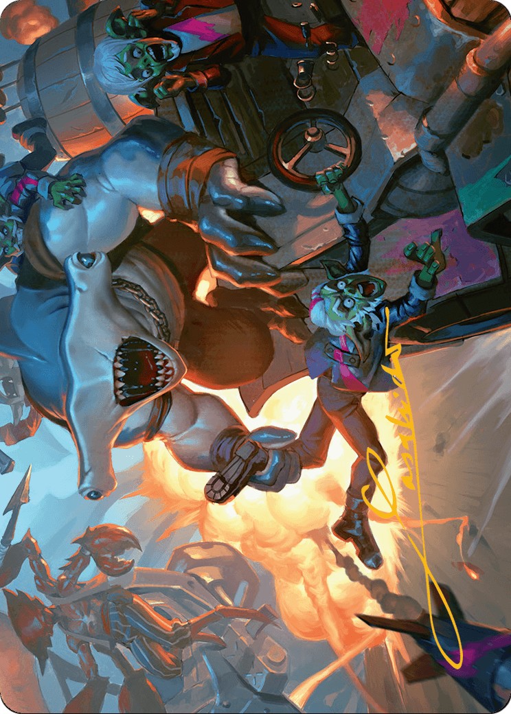 2025 Magic: The Gathering Aetherdrift Art Series 2025 Magic: The Gathering Aetherdrift Art Series #25 trading card