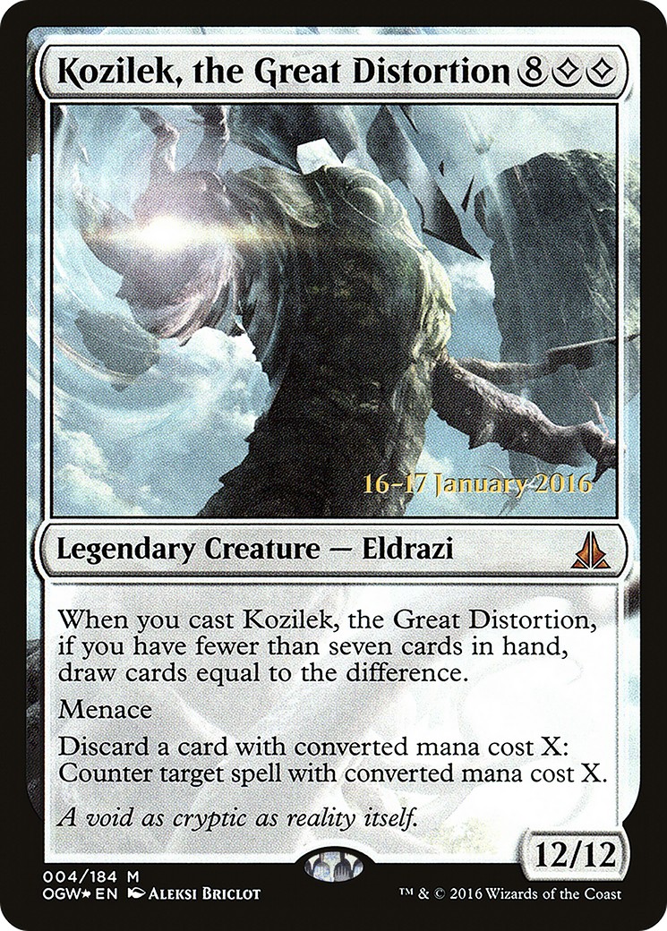 2016 Magic: The Gathering Oath of the Gatewatch Promos 2016 Magic: The Gathering Oath of the Gatewatch Promos #4s trading car