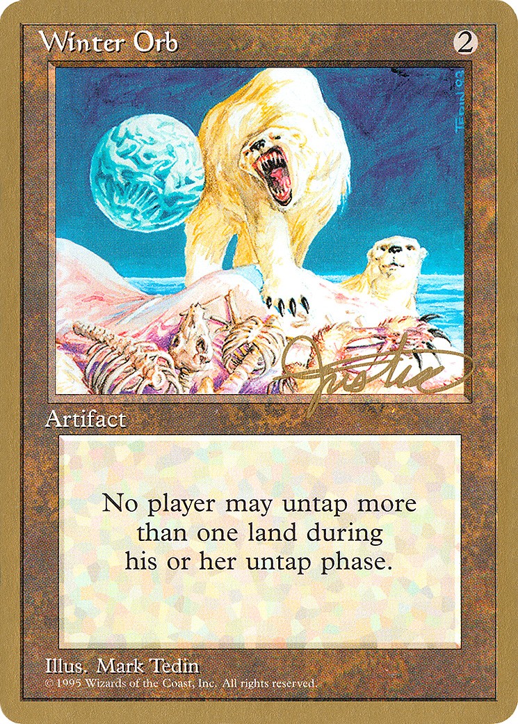 1996 Magic: The Gathering Pro Tour Collector Set 1996 Magic: The Gathering Pro Tour Collector Set #mj358 trading card