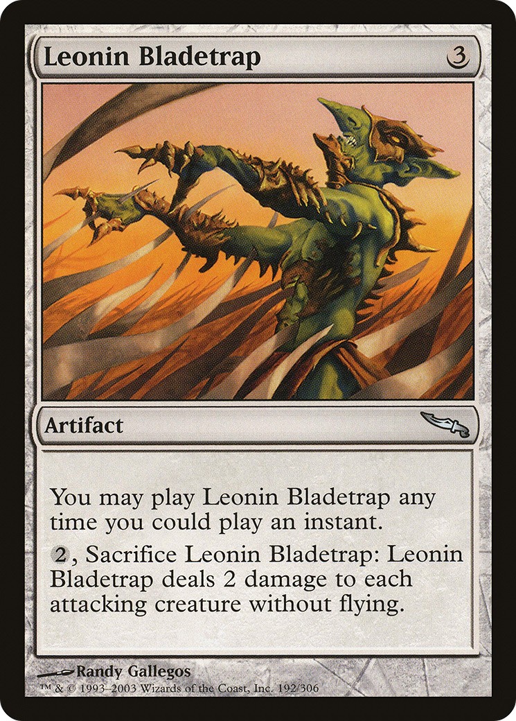 2003 Magic: The Gathering Mirrodin 2003 Magic: The Gathering Mirrodin #192 trading card