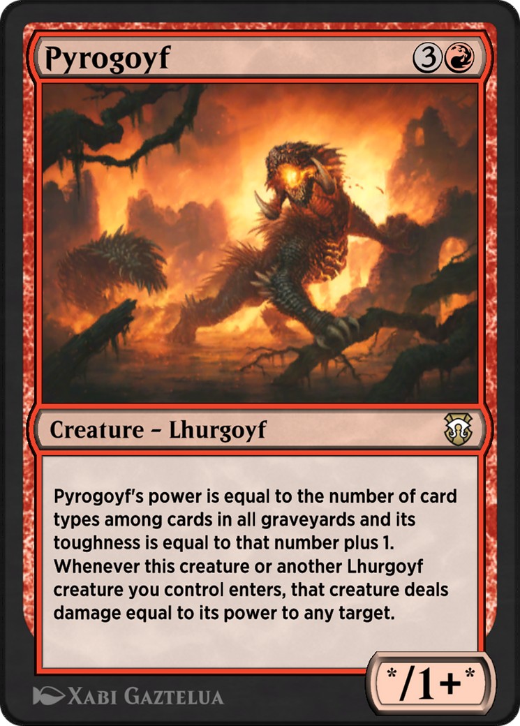 2025 Magic: The Gathering Arena Anthology 2 Pyrogoyf #12 trading card