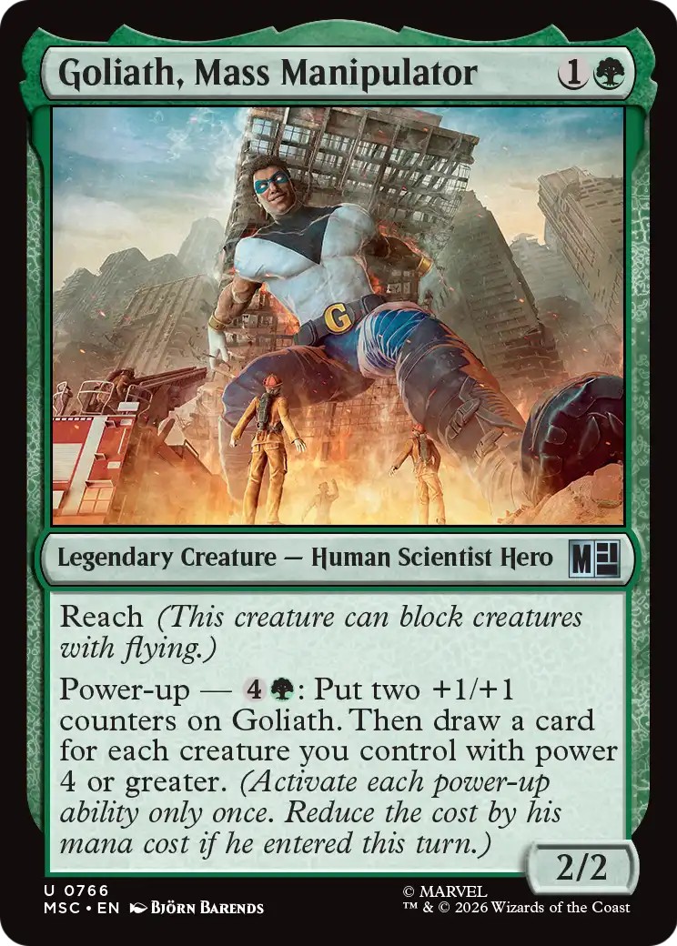 2026 Magic: The Gathering Marvel Super Heroes 2026 Magic: The Gathering Marvel Super Heroes #766 trading card