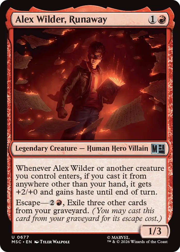2026 Magic: The Gathering Marvel Super Heroes 2026 Magic: The Gathering Marvel Super Heroes #677 trading card
