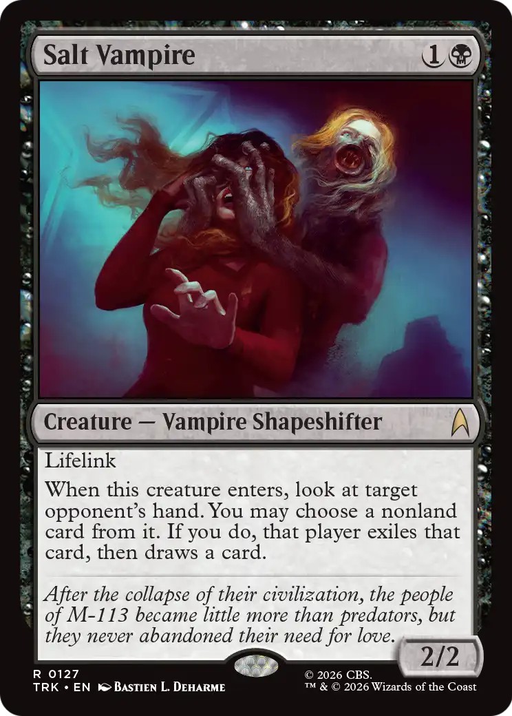 2026 Magic: The Gathering Star Trek Salt Vampire #127 trading card