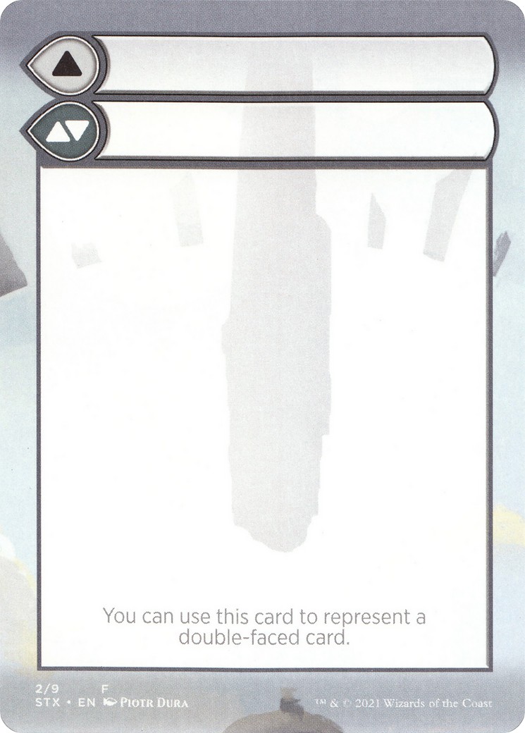 2021 Magic: The Gathering Strixhaven: School of Mages Substitute Cards Double-Faced Substitute Card #2 trading card