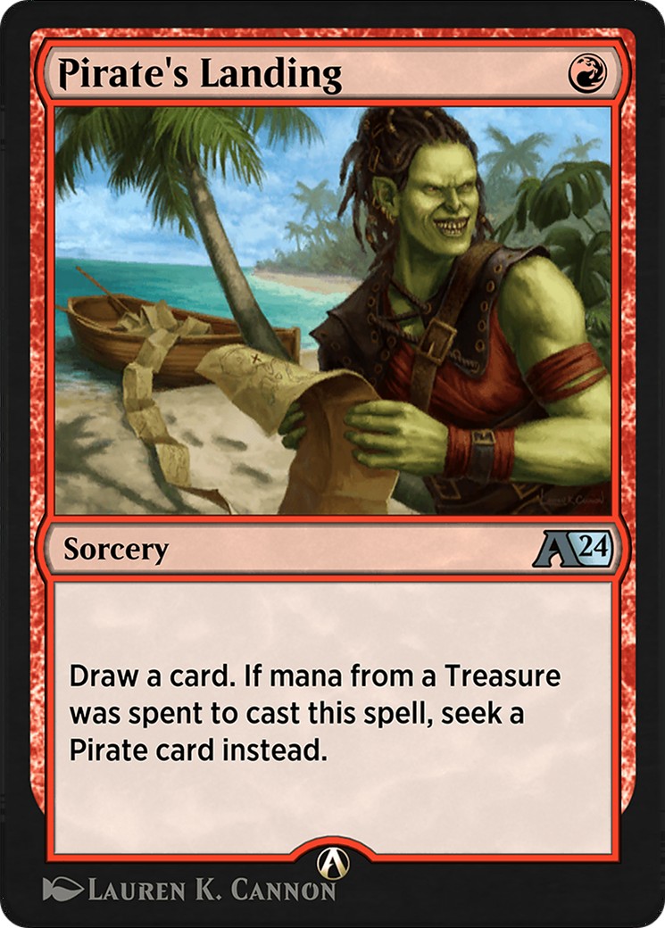 2023 Magic: The Gathering Alchemy: Ixalan Pirate's Landing #16 trading card