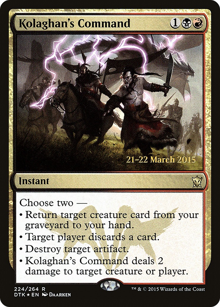 2015 Magic: The Gathering Dragons of Tarkir Promos 2015 Magic: The Gathering Dragons of Tarkir Promos #224s trading card