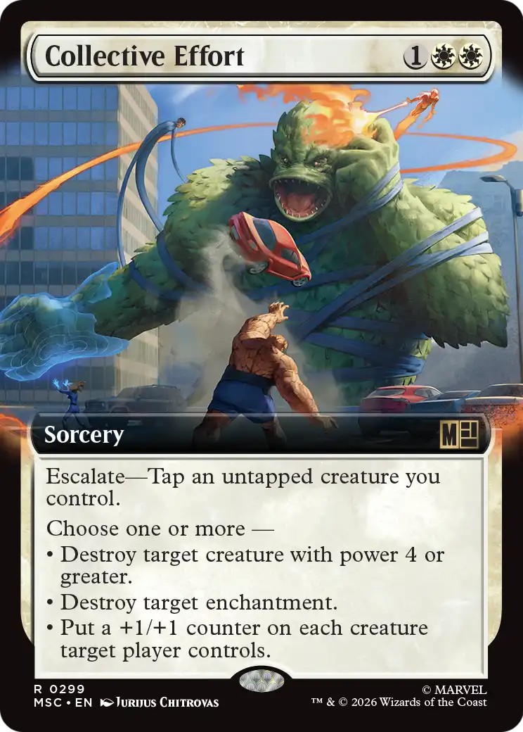 2026 Magic: The Gathering Marvel Super Heroes 2026 Magic: The Gathering Marvel Super Heroes #299 trading card