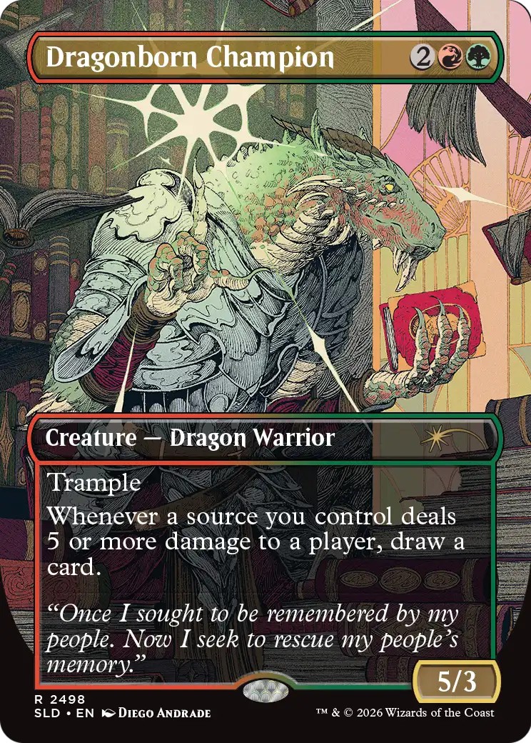 2026 Magic: The Gathering Secret Lair Drop 2026 Magic: The Gathering Secret Lair Drop #2498 trading card