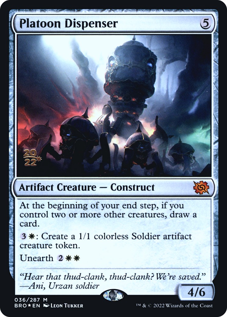 2022 Magic: The Gathering The Brothers' War Promos 2022 Magic: The Gathering The Brothers' War Promos #36s trading card