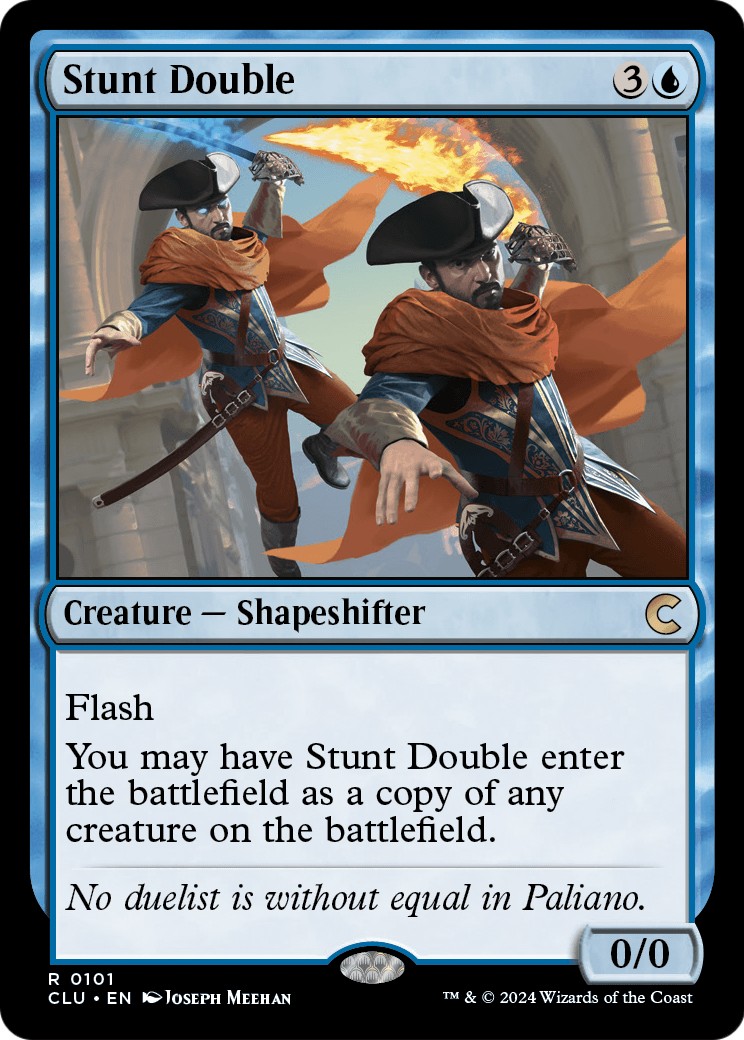 2024 Magic: The Gathering Ravnica: Clue Edition Stunt Double #101 trading card