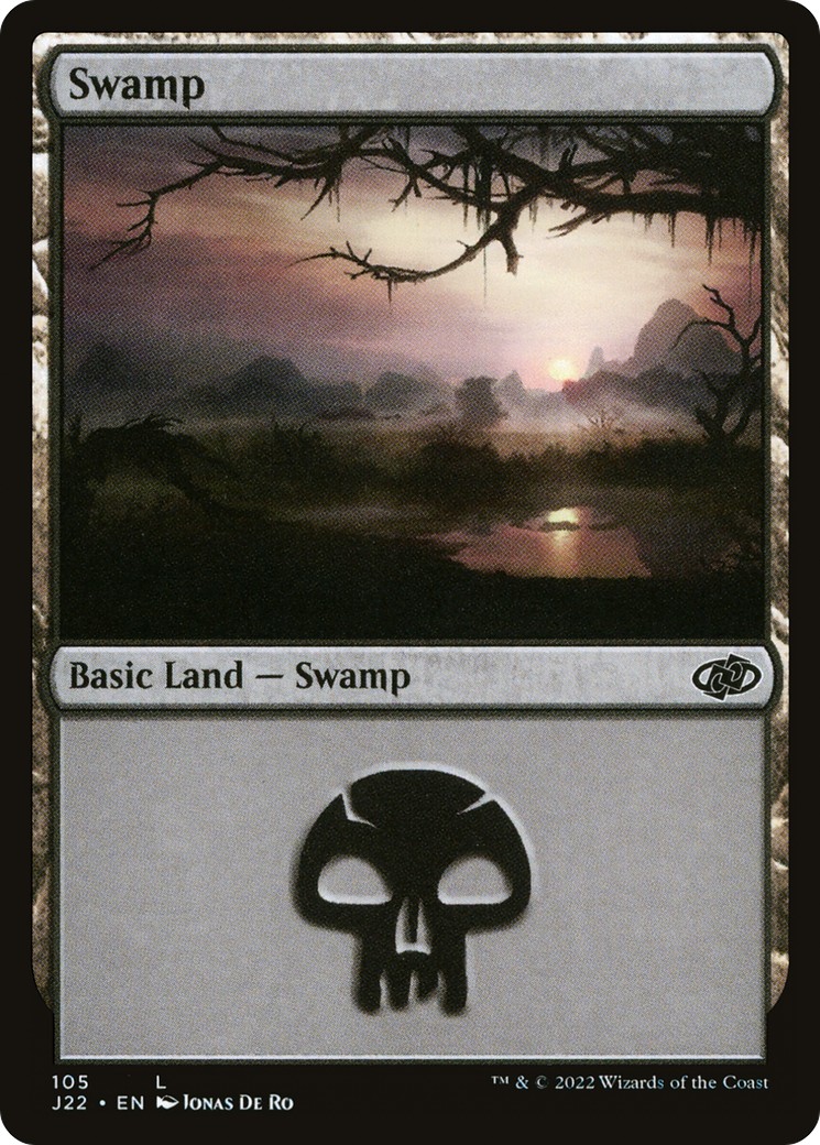 2022 Magic: The Gathering Jumpstart Swamp #105 trading card