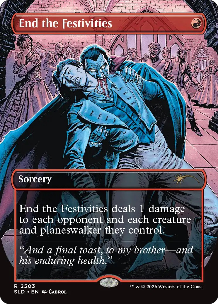 2026 Magic: The Gathering Secret Lair Drop 2026 Magic: The Gathering Secret Lair Drop #2503 trading card