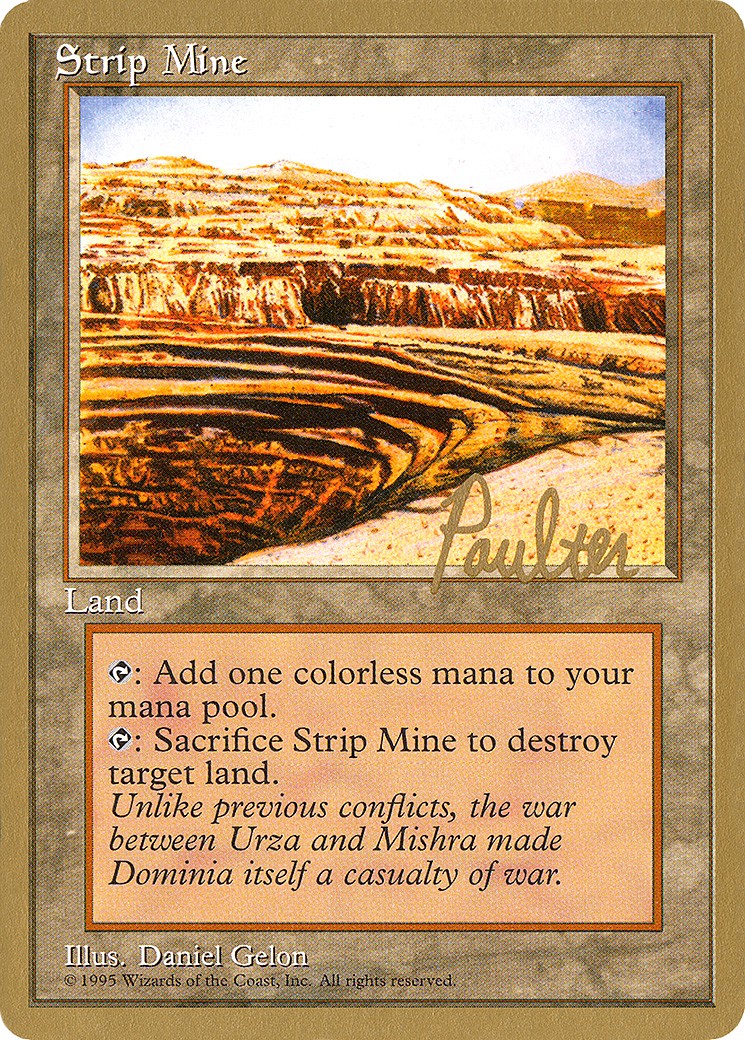 1996 Magic: The Gathering Pro Tour Collector Set 1996 Magic: The Gathering Pro Tour Collector Set #pp363 trading card