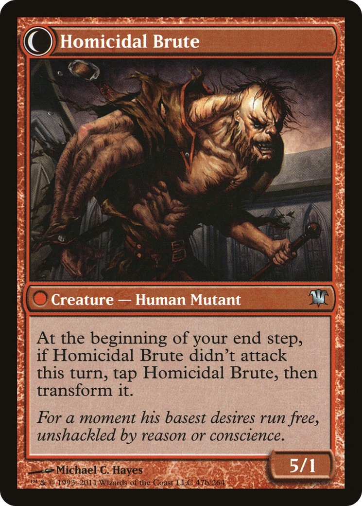 Civilized Scholar // Homicidal Brute thumbnail 2