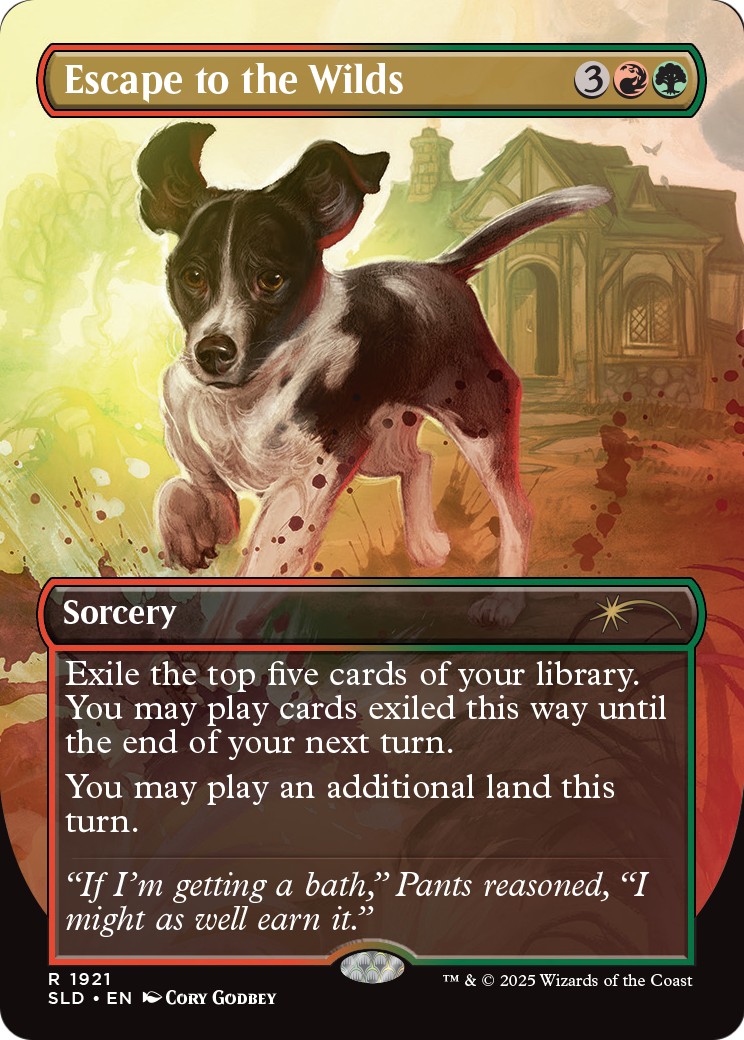 2025 Magic: The Gathering Secret Lair Drop 2025 Magic: The Gathering Secret Lair Drop #1921 trading card
