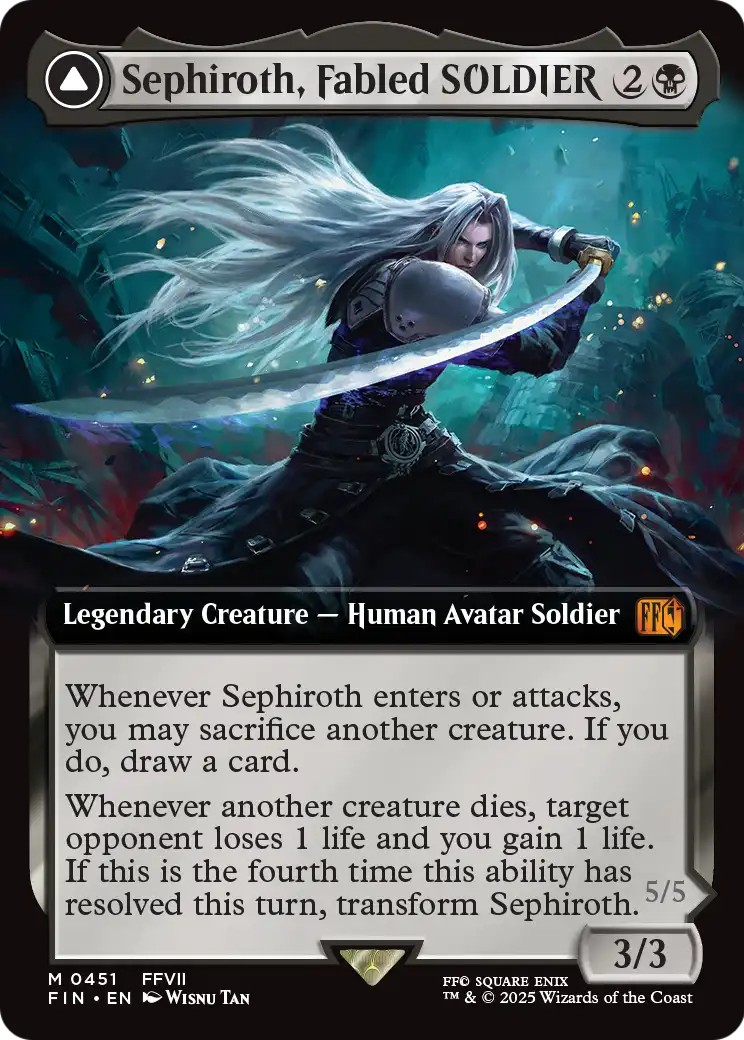 Sephiroth, Fabled SOLDIER // Sephiroth, One-Winged Angel - Image 1