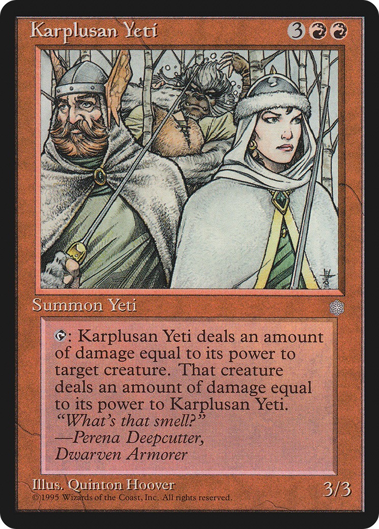 1995 Magic: The Gathering Ice Age 1995 Magic: The Gathering Ice Age #197 trading card