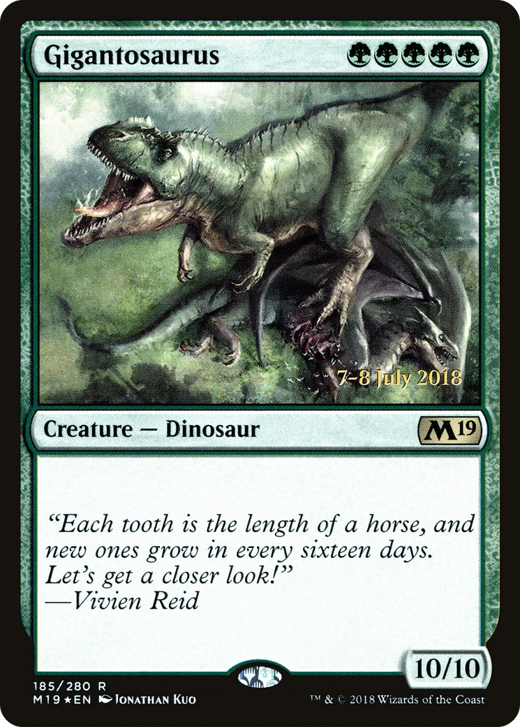 2018 Magic: The Gathering Core Set 2019 Promos 2018 Magic: The Gathering Core Set 2019 Promos #185s trading card
