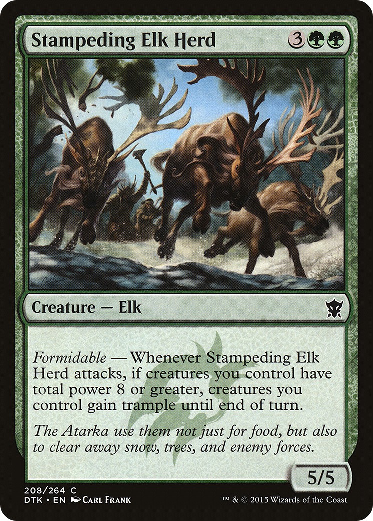 2015 Magic: The Gathering Dragons of Tarkir 2015 Magic: The Gathering Dragons of Tarkir #208 trading card