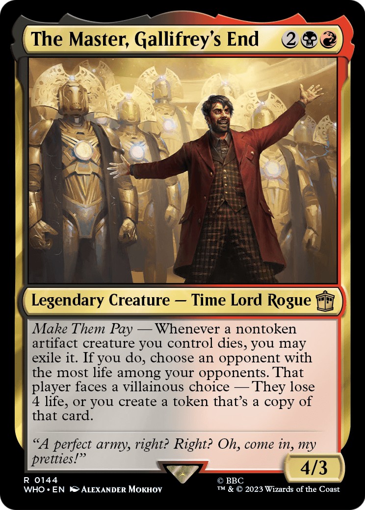 2023 Magic: The Gathering Doctor Who 2023 Magic: The Gathering Doctor Who #144 trading card