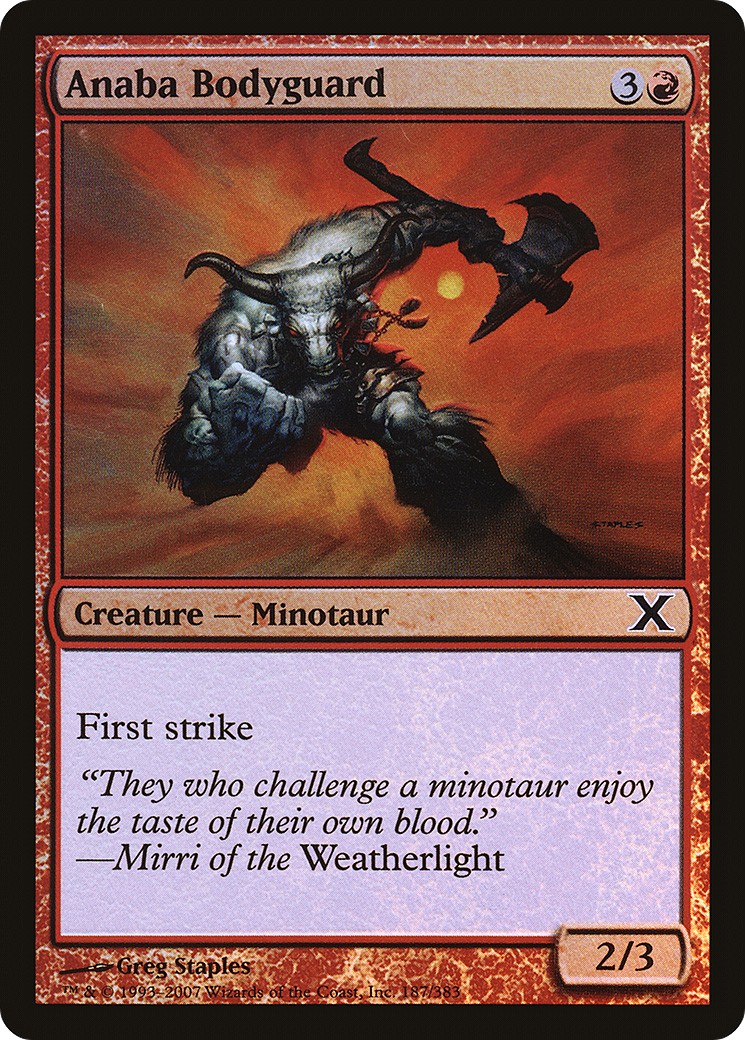 2007 Magic: The Gathering Tenth Edition 2007 Magic: The Gathering Tenth Edition #187★ trading card