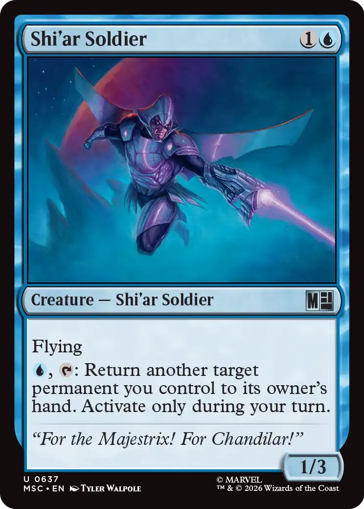 2026 Magic: The Gathering Marvel Super Heroes 2026 Magic: The Gathering Marvel Super Heroes #637 trading card