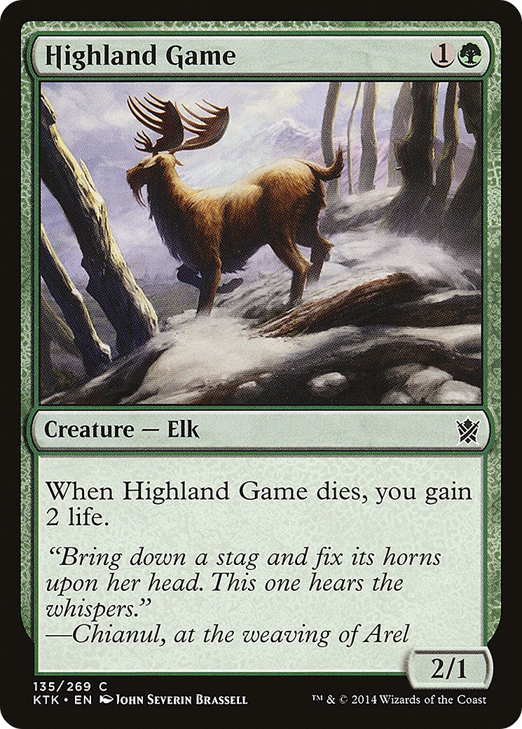 2014 Magic: The Gathering Khans of Tarkir 2014 Magic: The Gathering Khans of Tarkir #135 trading card