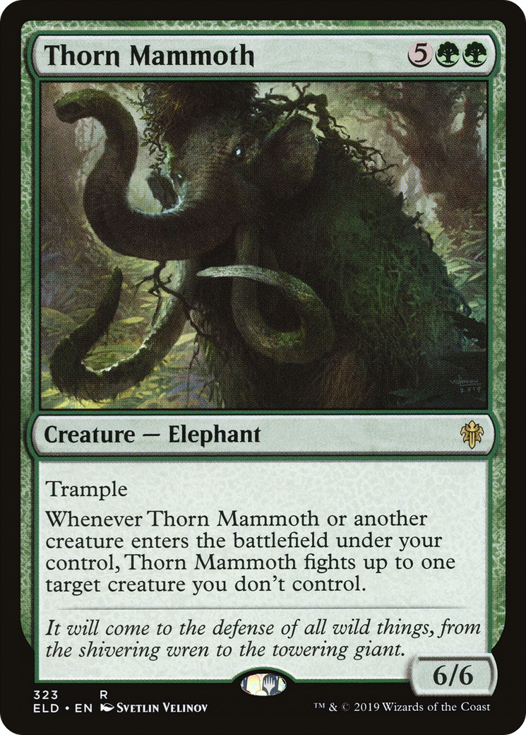 2019 Magic: The Gathering Throne of Eldraine 2019 Magic: The Gathering Throne of Eldraine #323 trading card