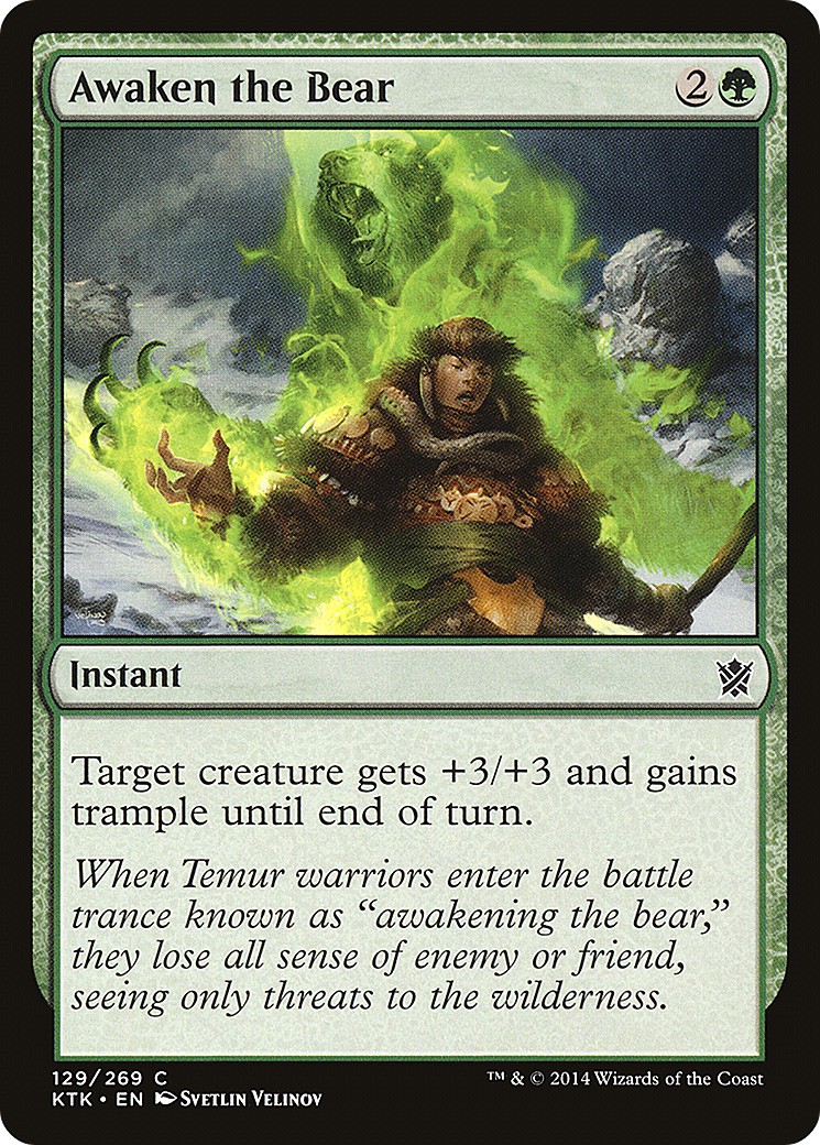 2014 Magic: The Gathering Khans of Tarkir 2014 Magic: The Gathering Khans of Tarkir #129 trading card