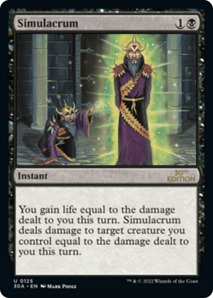 2022 Magic: The Gathering 30th Anniversary Edition 2022 Magic: The Gathering 30th Anniversary Edition #125 trading card