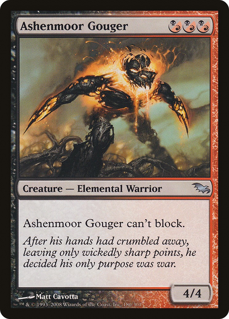 2008 Magic: The Gathering Shadowmoor 2008 Magic: The Gathering Shadowmoor #180 trading card