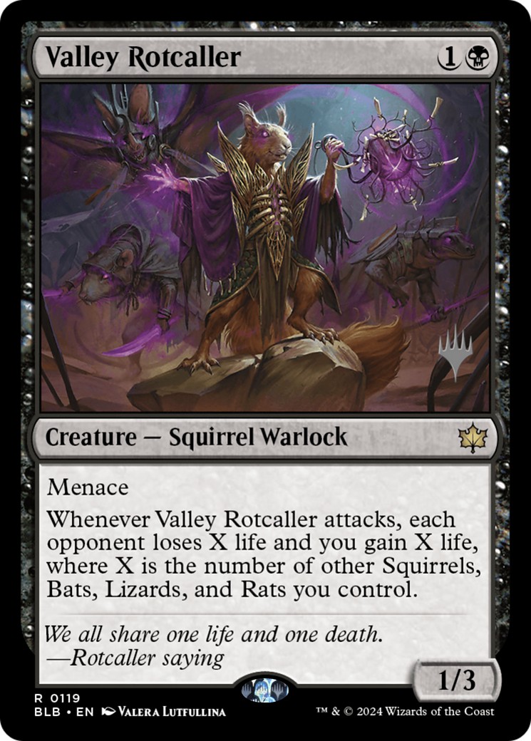 2024 Magic: The Gathering Bloomburrow Promos 2024 Magic: The Gathering Bloomburrow Promos #119p trading card